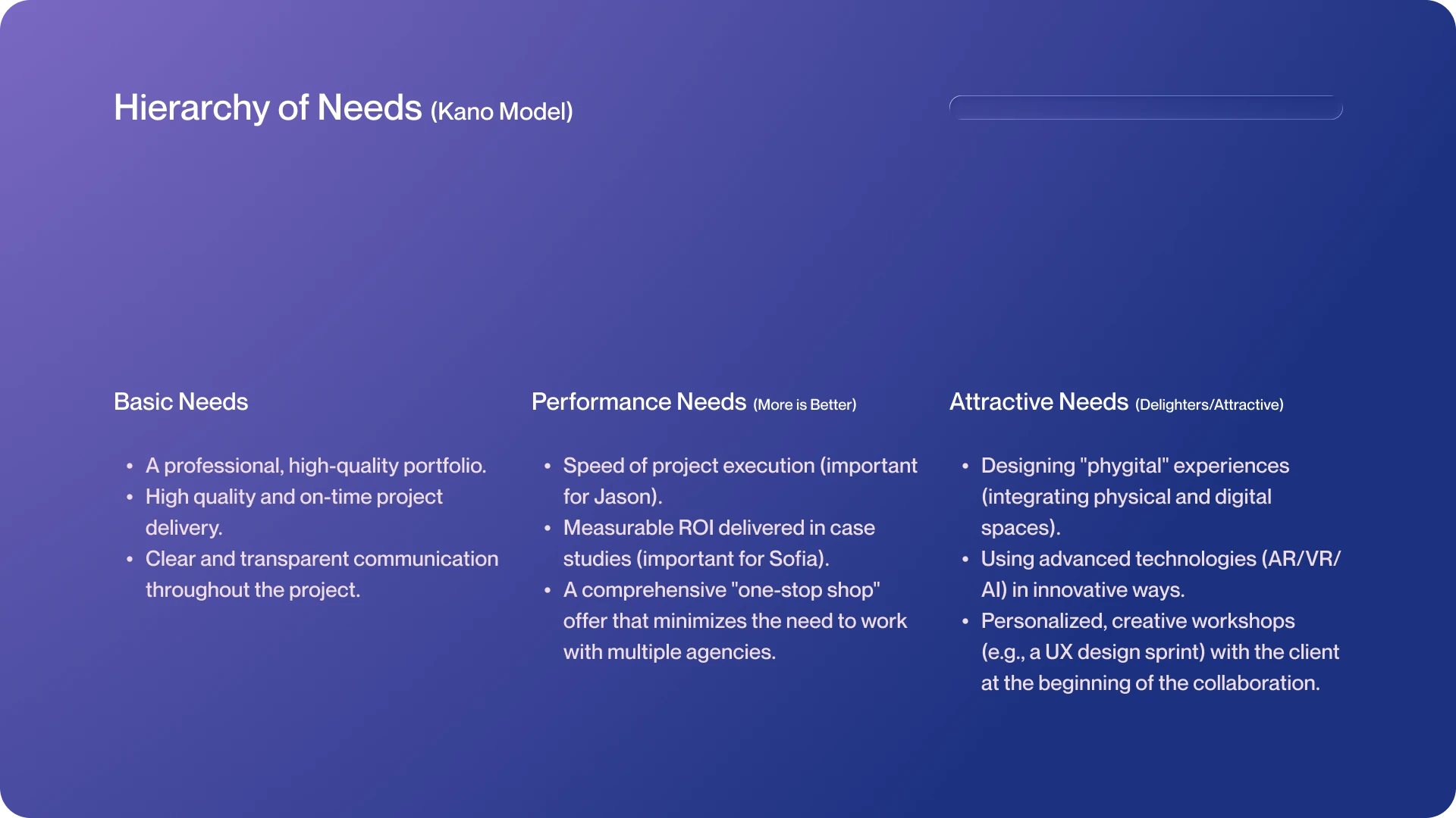 12_Hierarchy of Needs (Kano Model)