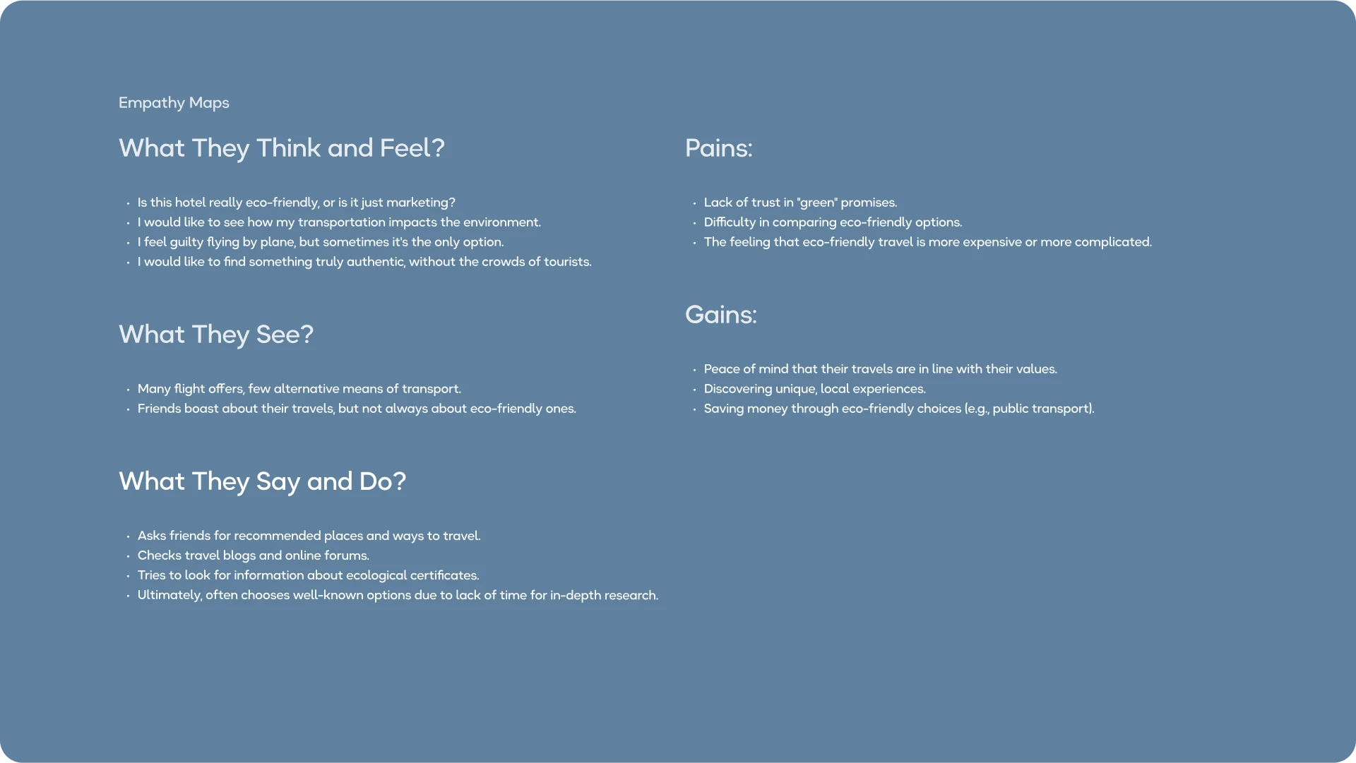 7. Empathy Maps