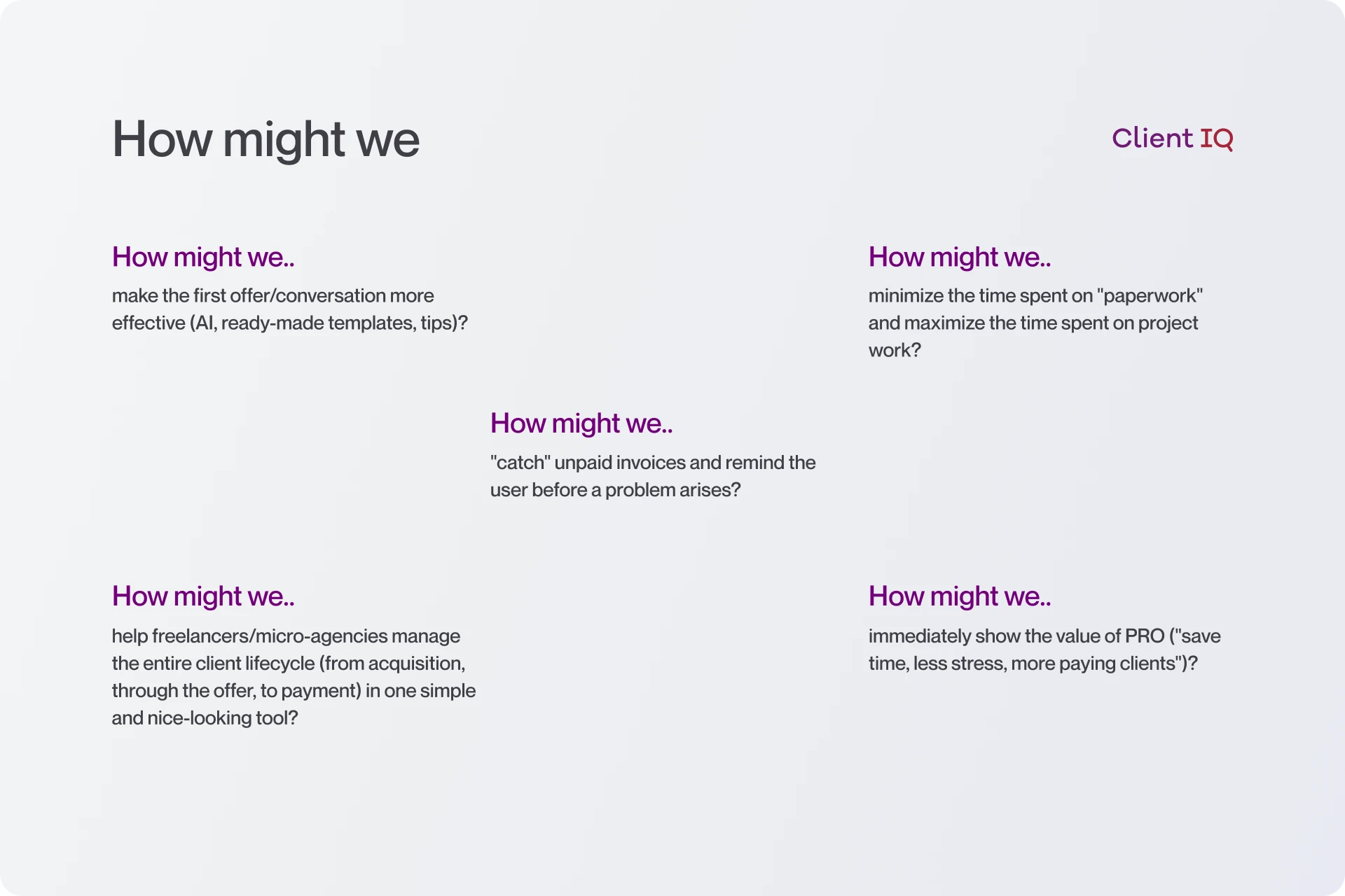 UX_ClientIQ_How might we