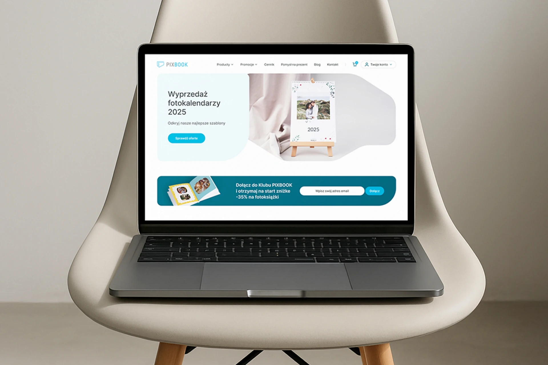 Pixbook  —  e-commerce